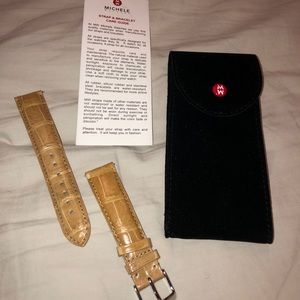 Michele watch NEW Alligator strap.
